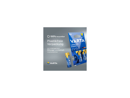 VARTA Pile alcaline 'LONGLIFE Power', Mignon (AA/LR6)