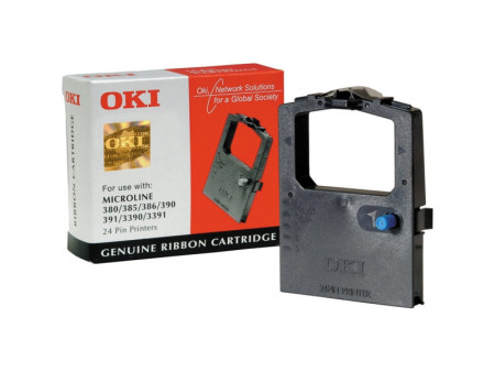 OKI Ruban pour OKI ML380/ML385/ML390, nylon, noir