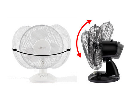 CLATRONIC Ventilateur de table VL 3601, diamètre: 230 mm,