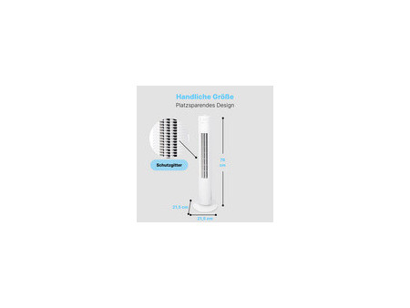 CLATRONIC Ventilateur colonne TVL 3770, blanc
