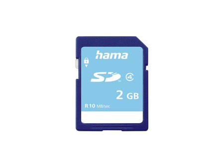 hama Carte mémoire SecureDigital, 2 Go, classe 4