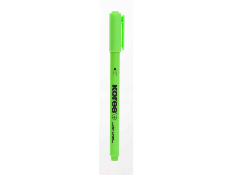 Kores Surligneur, pointe biseautée: 0,5 - 3,5 mm, vert