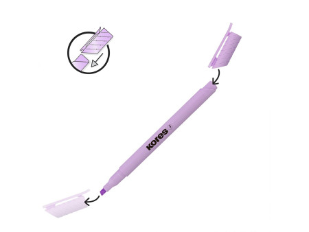 Kores Surligneur 'High Liner Pastel', étui de 6