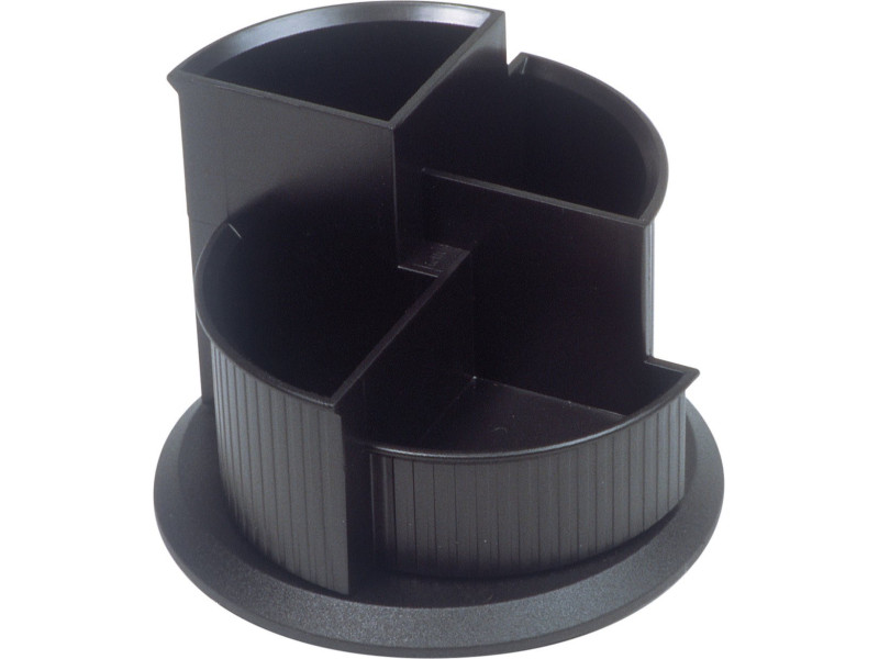 helit Pot à crayons multifonction 'the hub line', noir