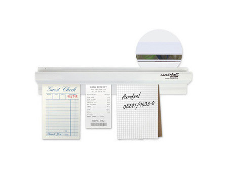 HYGOSTAR Rail d'affichage Catch-ball-System notebord, blanc