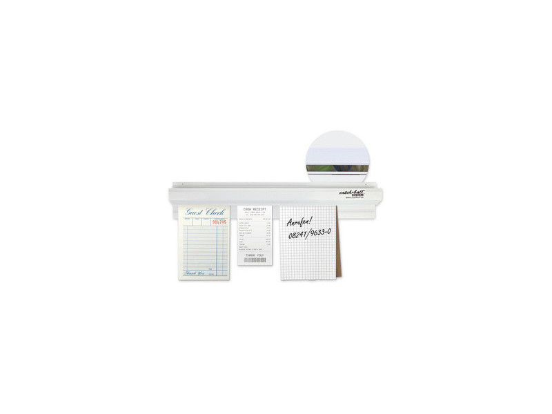 HYGOSTAR Rail d'affichage Catch-ball-System notebord, blanc