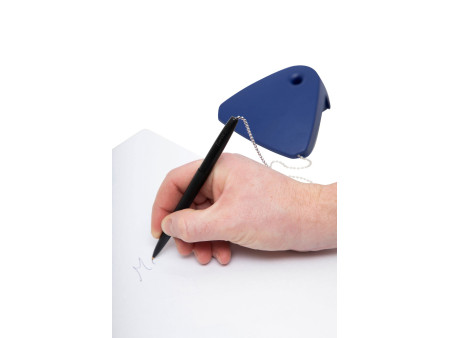 MAUL Porte-stylo, avec une chainette, bleu