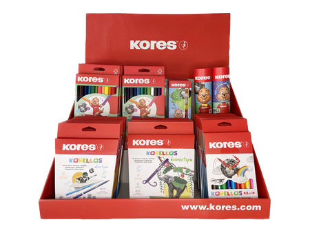 Kores Présentoir de comptoir série collage II, présentoir