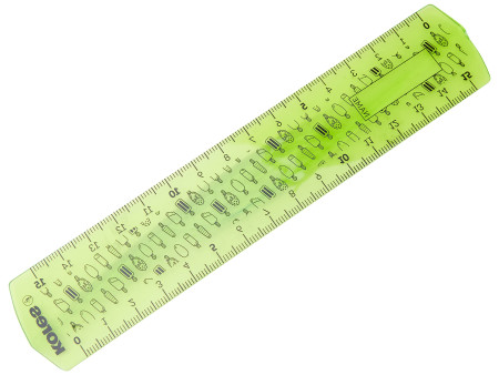 Kores Règle plate Elastik, 150 mm, plastique, incassable