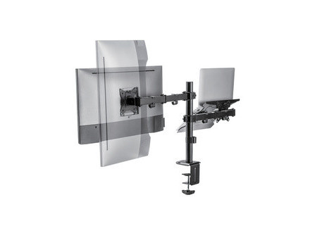 LogiLink Support d'écran et d'ordinateur portable, noir