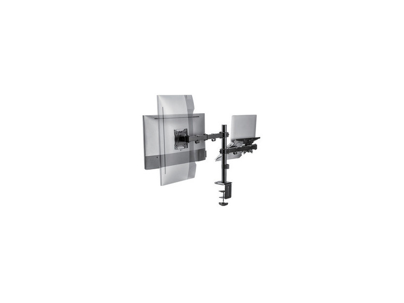LogiLink Support d'écran et d'ordinateur portable, noir