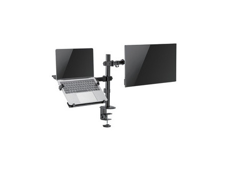 LogiLink Support d'écran et d'ordinateur portable, noir