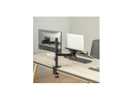 LogiLink Support d'écran et d'ordinateur portable, noir