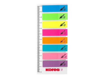 Kores Index 'Signer ici'- film, 12 x 45 mm, 8 x 25 feuillets