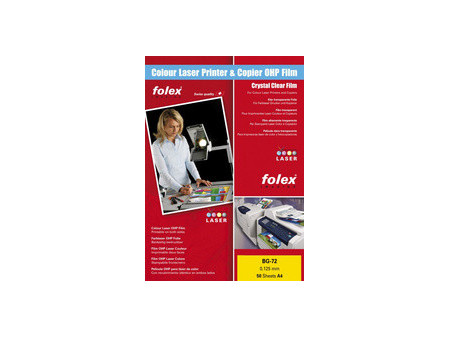 FOLEX Transparent pour laser Color BG-72, A4, transparent
