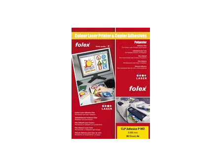 FOLEX Transparent laser couleur CLP Adhesives P WO, A4