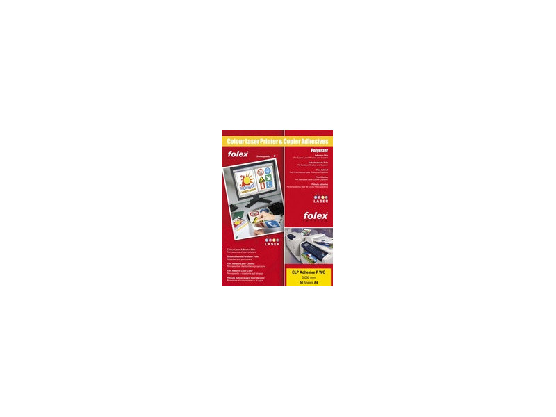 FOLEX Transparent laser couleur CLP Adhesives P WO, A4