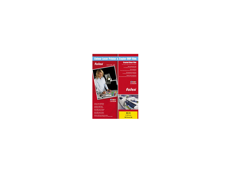 FOLEX Transparent pour laser Color BG-72, A3, transparent