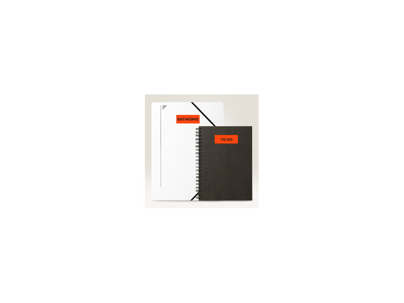 AVERY Zweckform Stick&Lift Etiquette, 99,1 x 38,1 mm, rouge