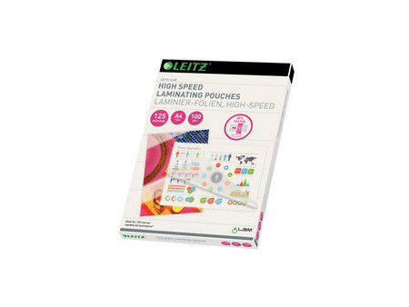 LEITZ Pochette de plastification Speed, A4, brillant, 250