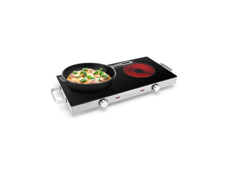 PROFI COOK Double plaque de cuisson PC-DKP 1211, inox