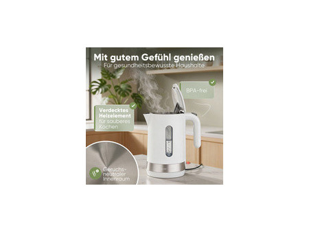 PROFI COOK Bouilloire WK 3840, sans fil, 1,8 L, noir