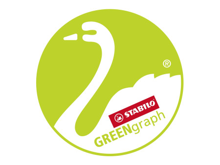 STABILO Crayon GREENgraph, dureté: HB, présentoir de 60