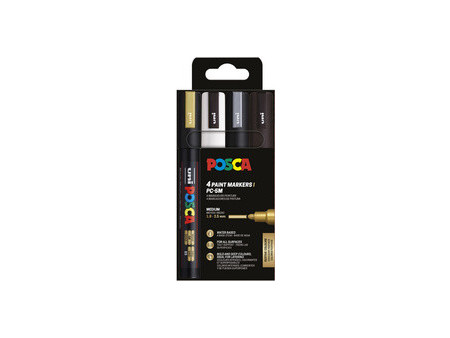 POSCA Marqueur à pigment PC5M, étui de 8, assorti Standard