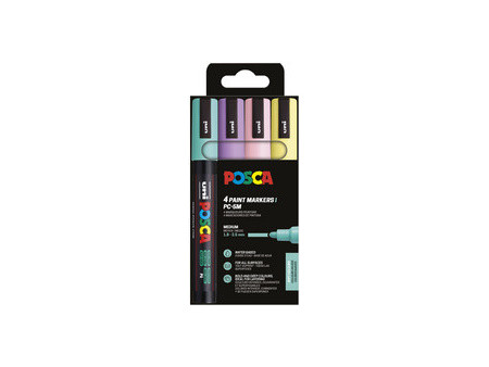 POSCA Marqueur à pigment PC5M, étui de 8, assorti Standard