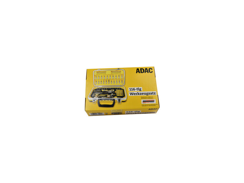 BRÜDER MANNESMANN Jeu de vis & d'embouts ADAC, 116 pièces