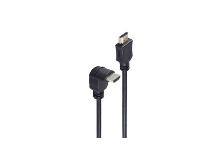 shiverpeaks BASIC-S Câble HDMI, fiche A mâle - coudé