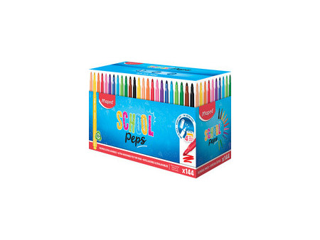 Maped Feutres dessin COLOR'PEPS Long Life, présentoir de 144