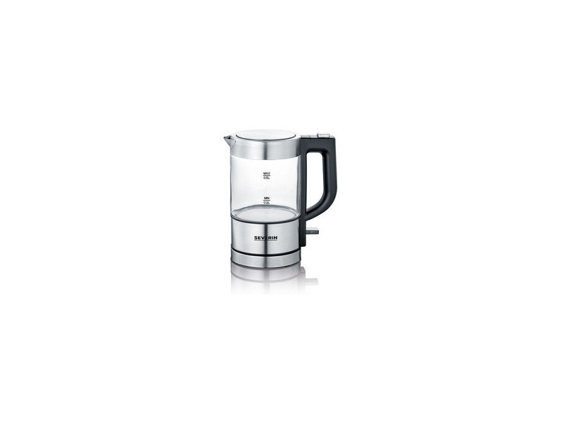 SEVERIN Mini bouilloire WK 3472, verre / acier inoxydable