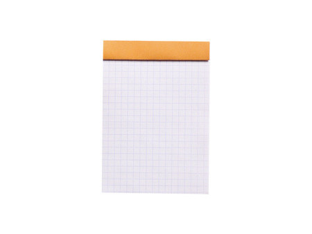 RHODIA Bloc agrafé No.12, 85 x 120 mm, quadrillé 5x5, noir