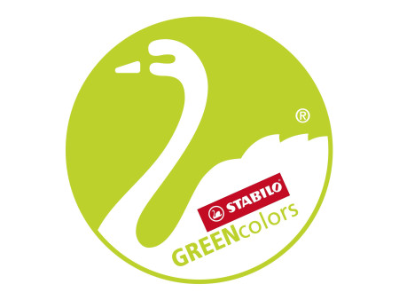 STABILO Crayon de couleur GREENcolors, étui carton de 18