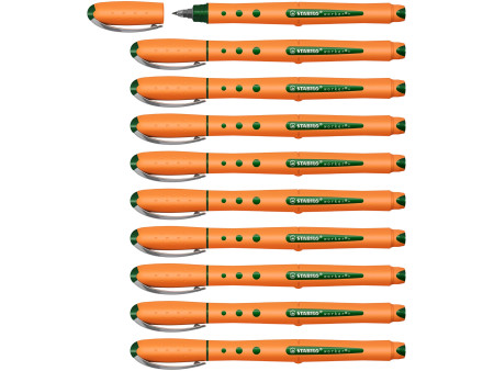 STABILO Stylo roller worker fine, vert
