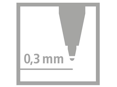 STABILO Stylo roller worker fine, rouge