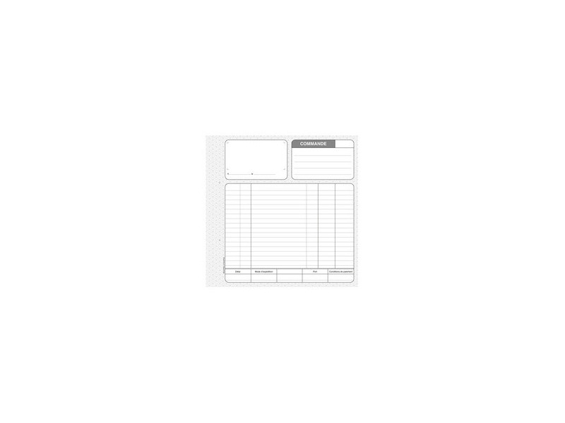 LE DAUPHIN Manifold 'Commandes', 210 x 148 mm, dupli