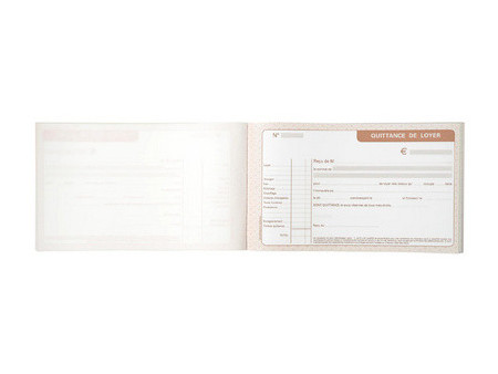 LE DAUPHIN Manifold 'Quittances de loyer', 125 x 210 mm