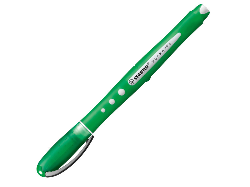 STABILO Stylo roller worker colorful, vert