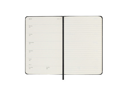 MOLESKINE Agenda 2025/2026, 18 mois, L/A5, noir