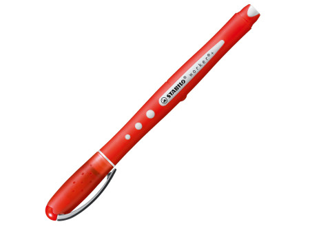 STABILO Stylo roller worker colorful, rouge