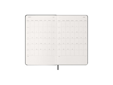 MOLESKINE Agenda 2026, semainier, L/A5, rigide, vert