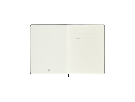 MOLESKINE Agenda Pro 2026, L/A5, couverture rigide, noir