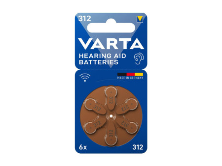 VARTA Pile bouton pour appareil auditif 'Hearing Aid