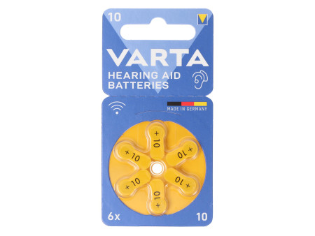 VARTA Pile bouton pour appareil auditif 'Hearing Aid