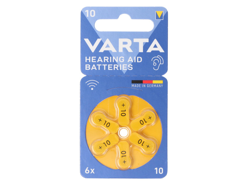 VARTA Pile bouton pour appareil auditif 'Hearing Aid