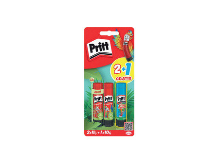 Pritt Bâton de colle BTS 2025, multipack, 3x 11 g + 1x 10 g
