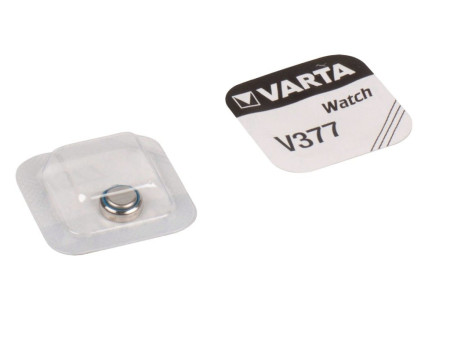 VARTA Pile oxyde argent pour montres, V377 (SR66), 1,55 V