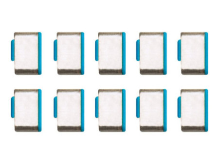LINDY USB C Port Blockers 10 Pack blue